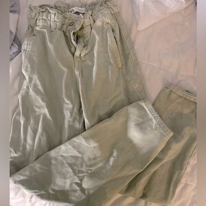 Zara light green pants